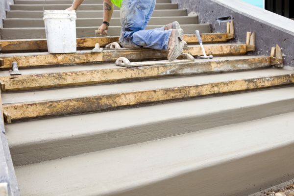 Concrete Steps Pouring in Silver Spring