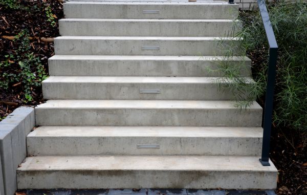 Poured Step Installation in Silver Spring