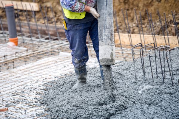 Cabin Foundation Pouring in Silver Spring